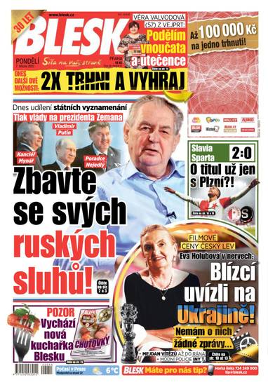 E-magazín BLESK - 7.3.2022 - CZECH NEWS CENTER a. s.