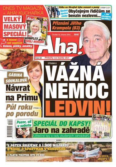 E-magazín Aha! - 10.3.2022 - CZECH NEWS CENTER a. s.