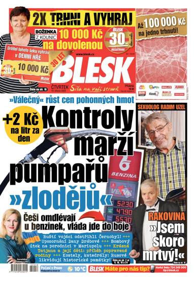 E-magazín BLESK - 10.3.2022 - CZECH NEWS CENTER a. s.