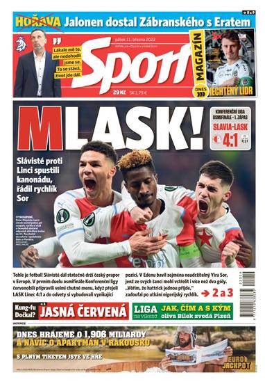 E-magazín Sport - 11.3.2022 - CZECH NEWS CENTER a. s.