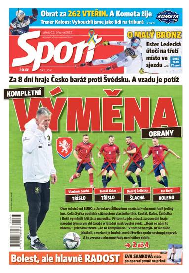 E-magazín Sport - 16.3.2022 - CZECH NEWS CENTER a. s.