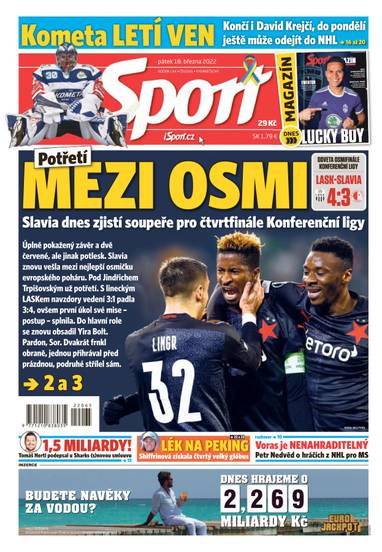 E-magazín Sport - 18.3.2022 - CZECH NEWS CENTER a. s.