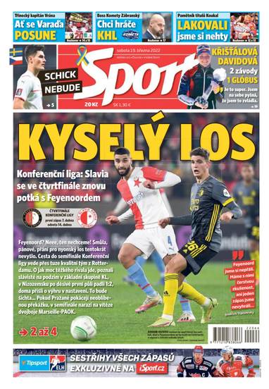 E-magazín Sport - 19.3.2022 - CZECH NEWS CENTER a. s.