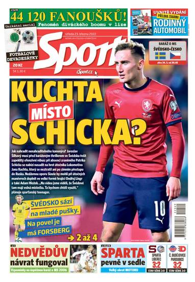 E-magazín Sport - 23.3.2022 - CZECH NEWS CENTER a. s.