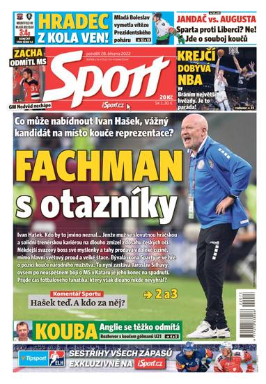 E-magazín Sport - 28.3.2022 - CZECH NEWS CENTER a. s.