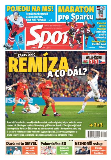 E-magazín Sport - 30.3.2022 - CZECH NEWS CENTER a. s.