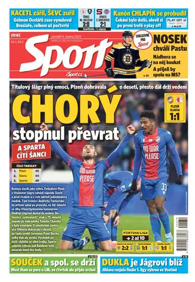 E-magazín Sport - 4.4.2022 - CZECH NEWS CENTER a. s.