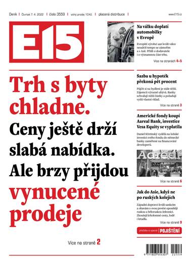 E-magazín e15 - 7.4.2022 - CZECH NEWS CENTER a. s.