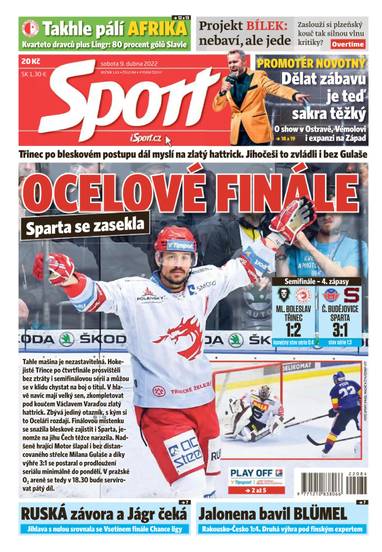 E-magazín Sport - 9.4.2022 - CZECH NEWS CENTER a. s.