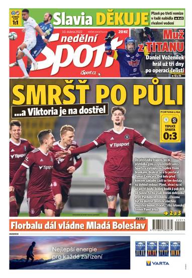 E-magazín nedělní Sport - 15/2022 - CZECH NEWS CENTER a. s.