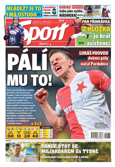 E-magazín Sport - 11.4.2022 - CZECH NEWS CENTER a. s.