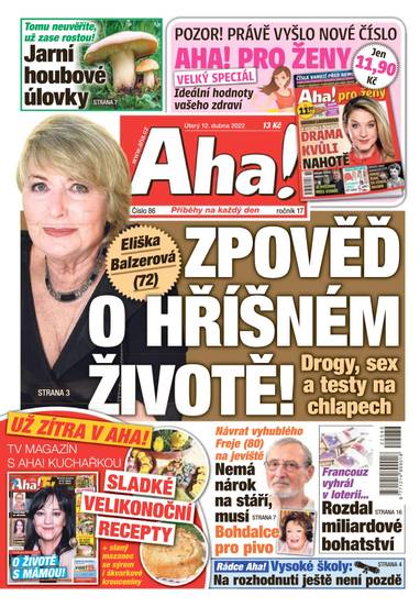 E-magazín Aha! - 12.4.2022 - CZECH NEWS CENTER a. s.