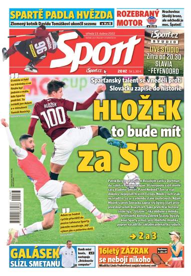 E-magazín Sport - 13.4.2022 - CZECH NEWS CENTER a. s.