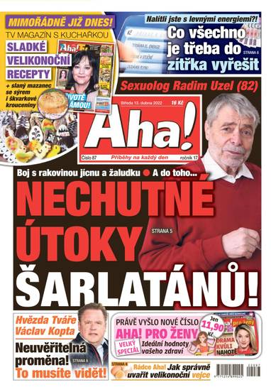 E-magazín Aha! - 13.4.2022 - CZECH NEWS CENTER a. s.