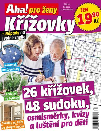 E-magazín Aha! pro ženy Křížovky - 4/2022 - CZECH NEWS CENTER a. s.