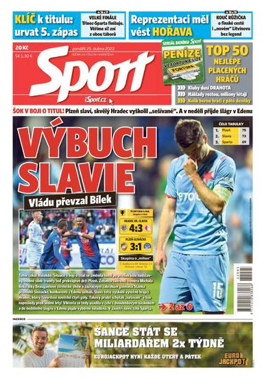 E-magazín Sport - 25.4.2022 - CZECH NEWS CENTER a. s.