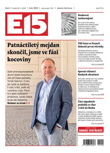 E-magazín e15 - 25.4.2022 - CZECH NEWS CENTER a. s.