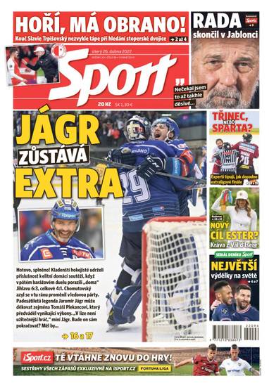 E-magazín Sport - 26.4.2022 - CZECH NEWS CENTER a. s.