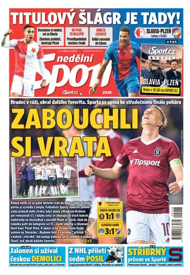 E-magazín nedělní Sport - 18/2022 - CZECH NEWS CENTER a. s.