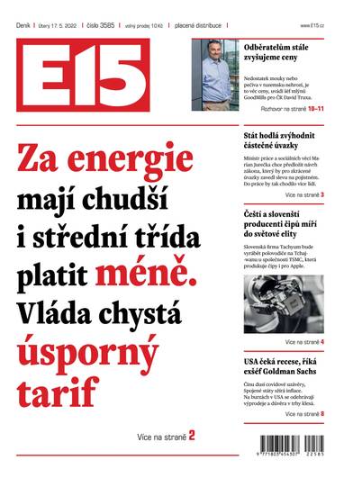 E-magazín e15 - 17.5.2022 - CZECH NEWS CENTER a. s.