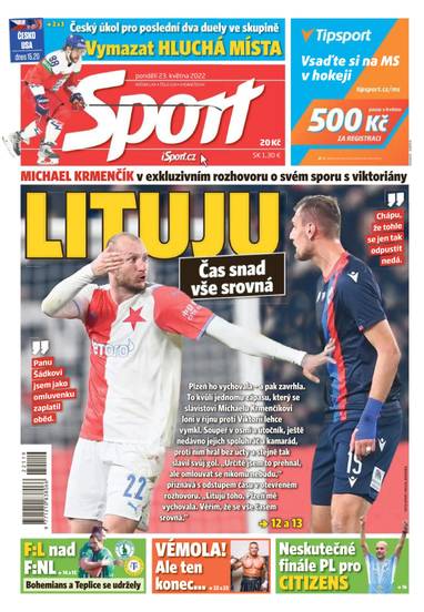 E-magazín Sport - 23.5.2022 - CZECH NEWS CENTER a. s.