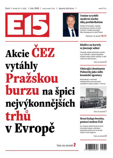 E-magazín e15 - 23.5.2022 - CZECH NEWS CENTER a. s.