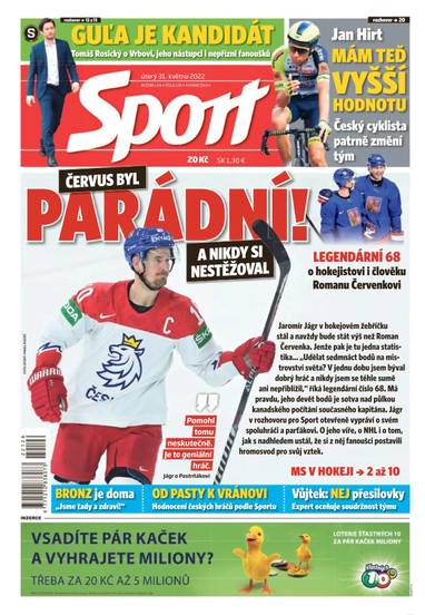 E-magazín Sport - 31.5.2022 - CZECH NEWS CENTER a. s.