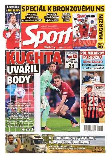 E-magazín Sport - 3.6.2022 - CZECH NEWS CENTER a. s.