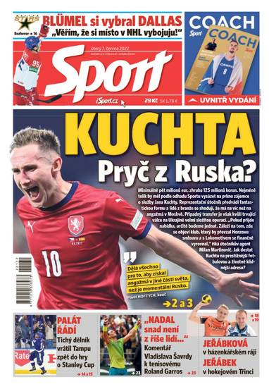 E-magazín Sport - 7.6.2022 - CZECH NEWS CENTER a. s.