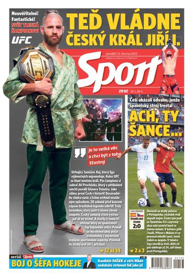 E-magazín Sport - 13.6.2022 - CZECH NEWS CENTER a. s.