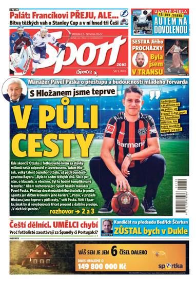 E-magazín Sport - 15.6.2022 - CZECH NEWS CENTER a. s.