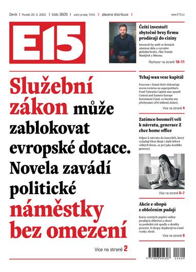 E-magazín e15 - 20.6.2022 - CZECH NEWS CENTER a. s.