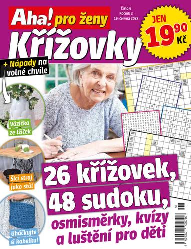 E-magazín Aha! pro ženy Křížovky - 6/2022 - CZECH NEWS CENTER a. s.