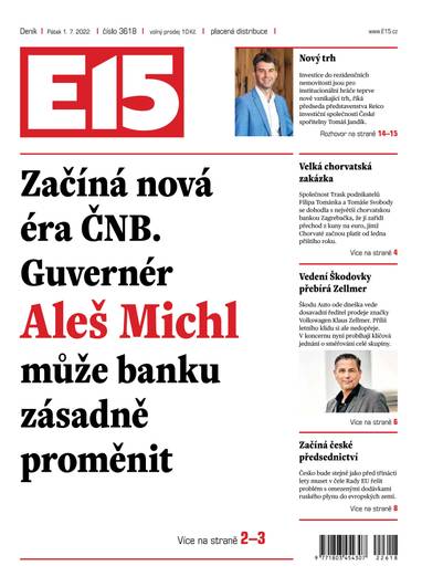 E-magazín e15 - 1.7.2022 - CZECH NEWS CENTER a. s.