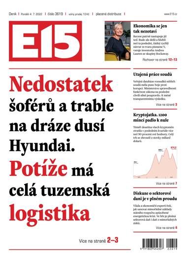 E-magazín e15 - 4.7.2022 - CZECH NEWS CENTER a. s.