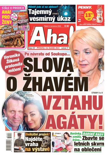 E-magazín Aha! - 8.7.2022 - CZECH NEWS CENTER a. s.