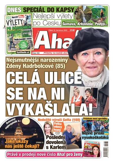 E-magazín Aha! - 15.7.2022 - CZECH NEWS CENTER a. s.