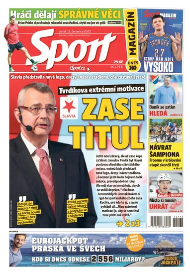 E-magazín Sport - 15.7.2022 - CZECH NEWS CENTER a. s.