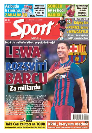 E-magazín Sport - 18.7.2022 - CZECH NEWS CENTER a. s.