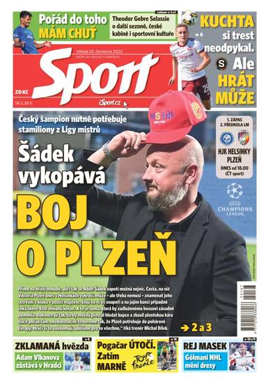 E-magazín Sport - 20.7.2022 - CZECH NEWS CENTER a. s.