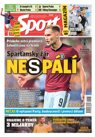 E-magazín Sport - 22.7.2022 - CZECH NEWS CENTER a. s.