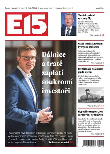 E-magazín e15 - 29.7.2022 - CZECH NEWS CENTER a. s.