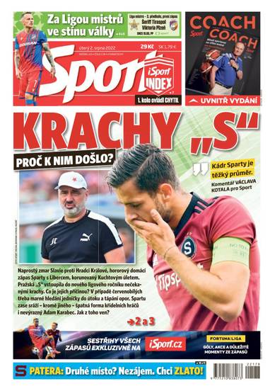 E-magazín Sport - 2.8.2022 - CZECH NEWS CENTER a. s.