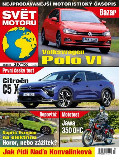 E-magazín SVĚT MOTORŮ - 33/2022 - CZECH NEWS CENTER a. s.