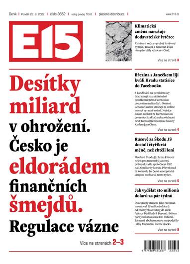 E-magazín e15 - 22.8.2022 - CZECH NEWS CENTER a. s.