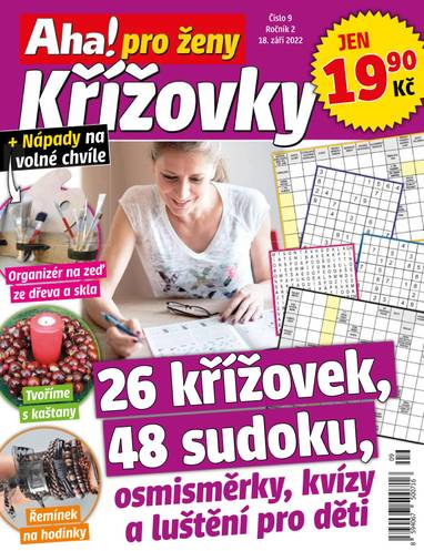 E-magazín Aha! pro ženy Křížovky - 9/2022 - CZECH NEWS CENTER a. s.