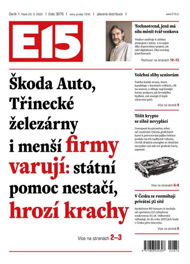 E-magazín e15 - 23.9.2022 - CZECH NEWS CENTER a. s.