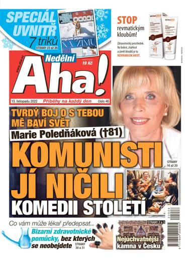 E-magazín Nedělní Aha! - 46/2022 - CZECH NEWS CENTER a. s.