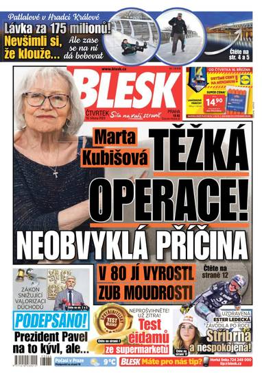 E-magazín BLESK - 16.3.2023 - CZECH NEWS CENTER a. s.