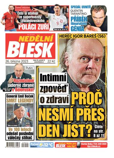 E-magazín NEDĚLNÍ BLESK - 12/2023 - CZECH NEWS CENTER a. s.